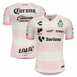 Santos Laguna Charly 2020/21 Breast Cancer Awareness Authentic Matchtröja - Vit/Rosa