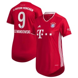 Robert Lewandowski Bayern Munich Kvinnor's 2020/21 Hemma Matchtröja - Röd