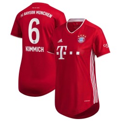 Joshua Kimmich Bayern Munich Kvinnor's 2020/21 Hemma Spelare Matchtröja - Röd