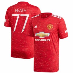 Tobin Heath Manchester United 2020/21 Hemma Matchtröja - Röd