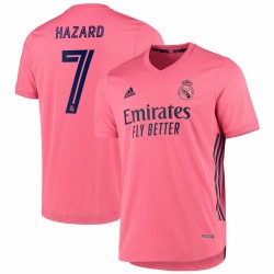 Eden Hazard Real Madrid 2020/21 Borta Authentic Spelare Matchtröja - Rosa