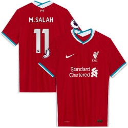 Mohamed Salah Liverpool 2020/21 Hemma Authentic Spelare Matchtröja - Röd