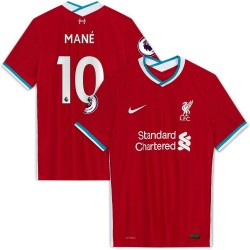 Sadio Mané Liverpool 2020/21 Hemma Authentic Spelare Matchtröja - Röd