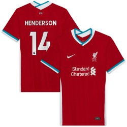 Jordan Henderson Liverpool Kvinnor's 2020/21 Hemma Spelare Matchtröja - Röd