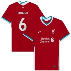 Thiago Alcântara Liverpool Kvinnor's 2020/21 Hemma Spelare Matchtröja - Röd
