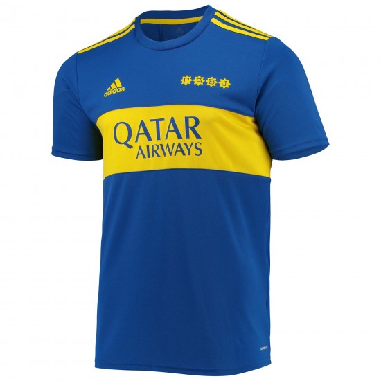 Boca Juniors 2021/22 Hemma Matchtröja - Blå