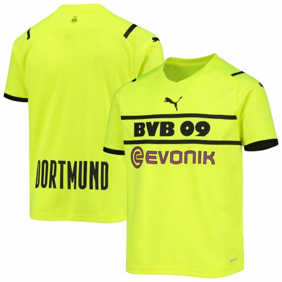 Borussia Dortmund Barn 2021/22 Tredje Matchtröja - Gul