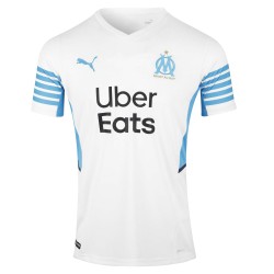 Olympique Marseille 2021/22 Hemma Matchtröja - Vit/Blå