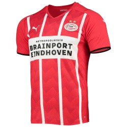 PSV Eindhoven 2021/22 Hemma Matchtröja - Röd/Vit