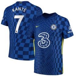 N'Golo Kanté Chelsea 2021/22 Hemma Vapor Match Authentic Spelare Matchtröja - Blå