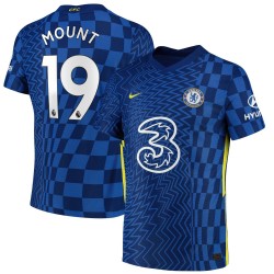 Mason Mount Chelsea 2021/22 Hemma Vapor Match Authentic Spelare Matchtröja - Blå