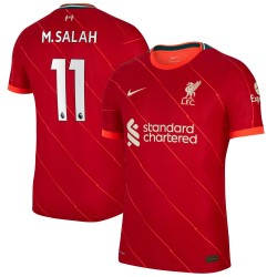 Mohamed Salah Liverpool 2021/22 Hemma Vapor Match Authentic Spelare Matchtröja - Röd