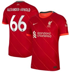 Trent Alexander-Arnold Liverpool 2021/22 Hemma Vapor Match Authentic Spelare Matchtröja - Röd