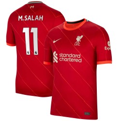 Mohamed Salah Liverpool 2021/22 Hemma Breathe Stadium Spelare Matchtröja - Röd