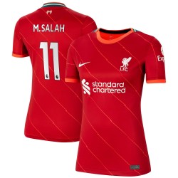 Mohamed Salah Liverpool Kvinnor's 2021/22 Hemma Breathe Stadium Spelare Matchtröja - Röd
