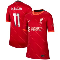 Mohamed Salah Liverpool Barn 2021/22 Hemma Breathe Stadium Spelare Matchtröja - Röd