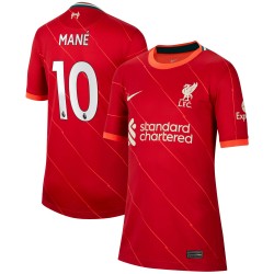 Sadio Mané Liverpool Barn 2021/22 Hemma Breathe Stadium Spelare Matchtröja - Röd