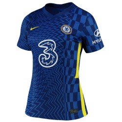 Chelsea Kvinnor's 2021/22 Hemma Breathe Stadium Custom Matchtröja - Blå