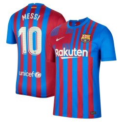 Lionel Messi Barcelona 2021/22 Hemma Spelare Matchtröja - Blå