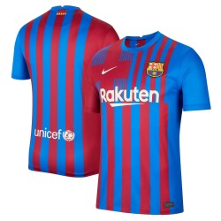 Barcelona 2021/22 Hemma Matchtröja - Blå