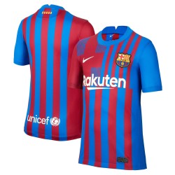 Barcelona Barn 2021/22 Hemma Matchtröja - Blå