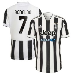 Cristiano Ronaldo Juventus 2021/22 Hemma Authentic Spelare Matchtröja - Vit