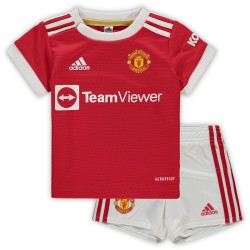 Manchester United Infant 2021/22 Hemma Utrustning - Röd