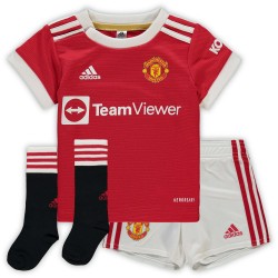 Manchester United Toddler 2021/22 Hemma Utrustning - Röd