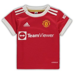 Manchester United Toddler 2021/22 Hemma Utrustning - Röd