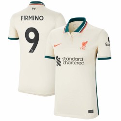 Roberto Firmino Liverpool Kvinnor's 2021/22 Borta Breathe Stadium Spelare Matchtröja - Tan