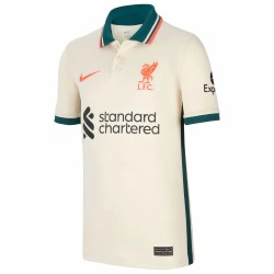 Roberto Firmino Liverpool Barn 2021/22 Borta Breathe Stadium Spelare Matchtröja - Tan