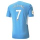 Raheem Sterling Manchester City 2021/22 Hemma Authentic Spelare Matchtröja - Ljus Blå