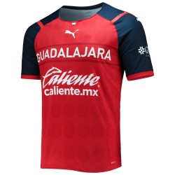 Chivas 2021/22 Tredje Authentic Matchtröja - Röd