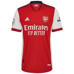 Arsenal 2021/22 Hemma Authentic Matchtröja - Röd/Vit