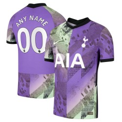 Tottenham Hotspur 2021/22 Tredje Vapor Match Authentic Custom Matchtröja - Lila