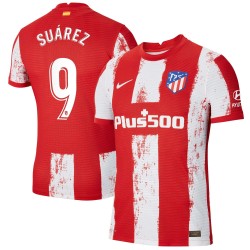 Luis Suárez Atletico de Madrid 2021/22 Hemma Vapor Match Authentic Spelare Matchtröja - Röd