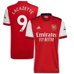 Alexandre Lacazette Arsenal 2021/22 Hemma Spelare Matchtröja - Röd/Vit