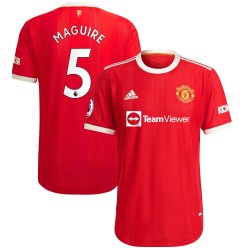 Harry Maguire Manchester United 2021/22 Hemma Authentic Spelare Matchtröja - Röd