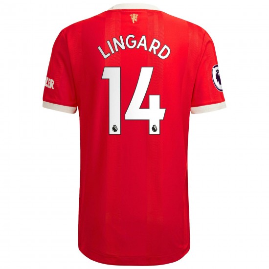 Jesse Lingard Manchester United 2021/22 Hemma Authentic Spelare Matchtröja - Röd