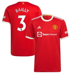 Eric Bailly Manchester United 2021/22 Hemma Spelare Matchtröja - Röd