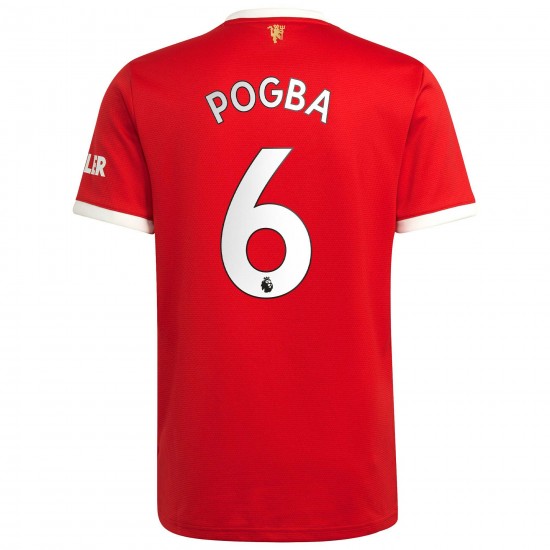 Paul Pogba Manchester United 2021/22 Hemma Spelare Matchtröja - Röd