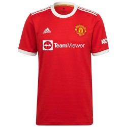 Juan Mata Manchester United 2021/22 Hemma Spelare Matchtröja - Röd