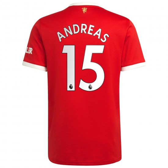 Andreas Pereira Manchester United 2021/22 Hemma Spelare Matchtröja - Röd
