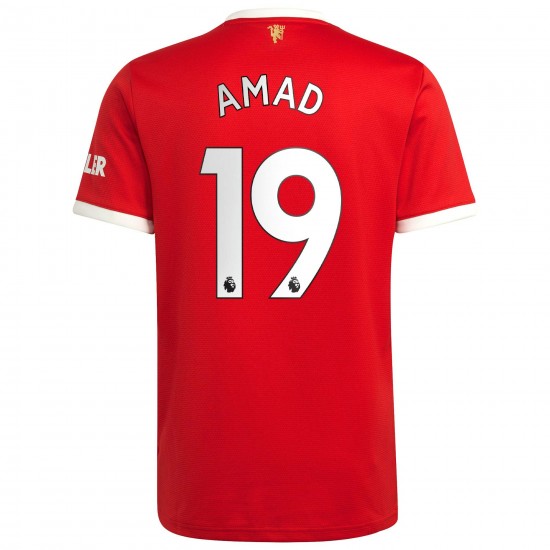 Amad Diallo Manchester United 2021/22 Hemma Spelare Matchtröja - Röd