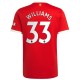 Brandon Williams Manchester United 2021/22 Hemma Spelare Matchtröja - Röd