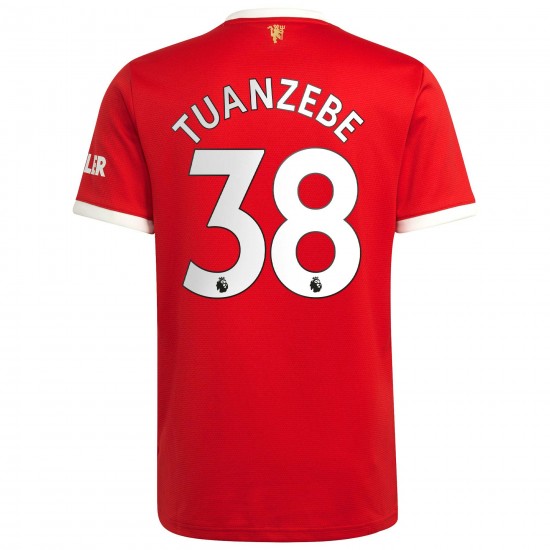 Axel Tuanzebe Manchester United 2021/22 Hemma Spelare Matchtröja - Röd