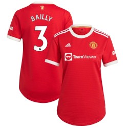 Eric Bailly Manchester United Kvinnor's 2021/22 Hemma Spelare Matchtröja - Röd