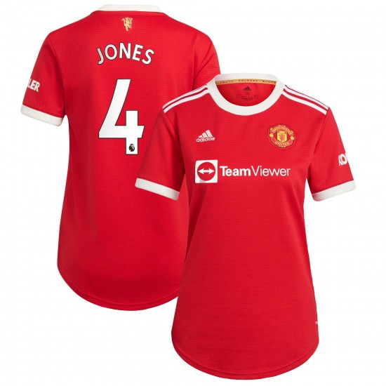 Phil Jones Manchester United Kvinnor's 2021/22 Hemma Spelare Matchtröja - Röd