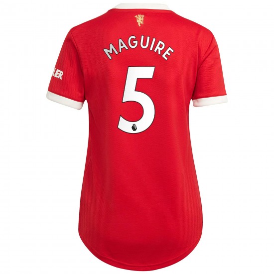 Harry Maguire Manchester United Kvinnor's 2021/22 Hemma Spelare Matchtröja - Röd