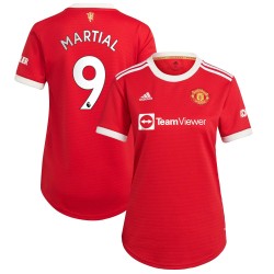 Anthony Martial Manchester United Kvinnor's 2021/22 Hemma Spelare Matchtröja - Röd